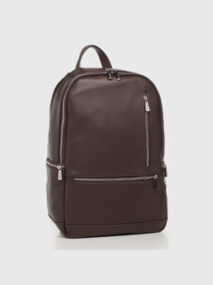 BOBBY BLACK MEN'S: ZIPPER BACKPACK