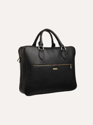 BOBBY BLACK MEN'S: SOFT BRIEFCASE