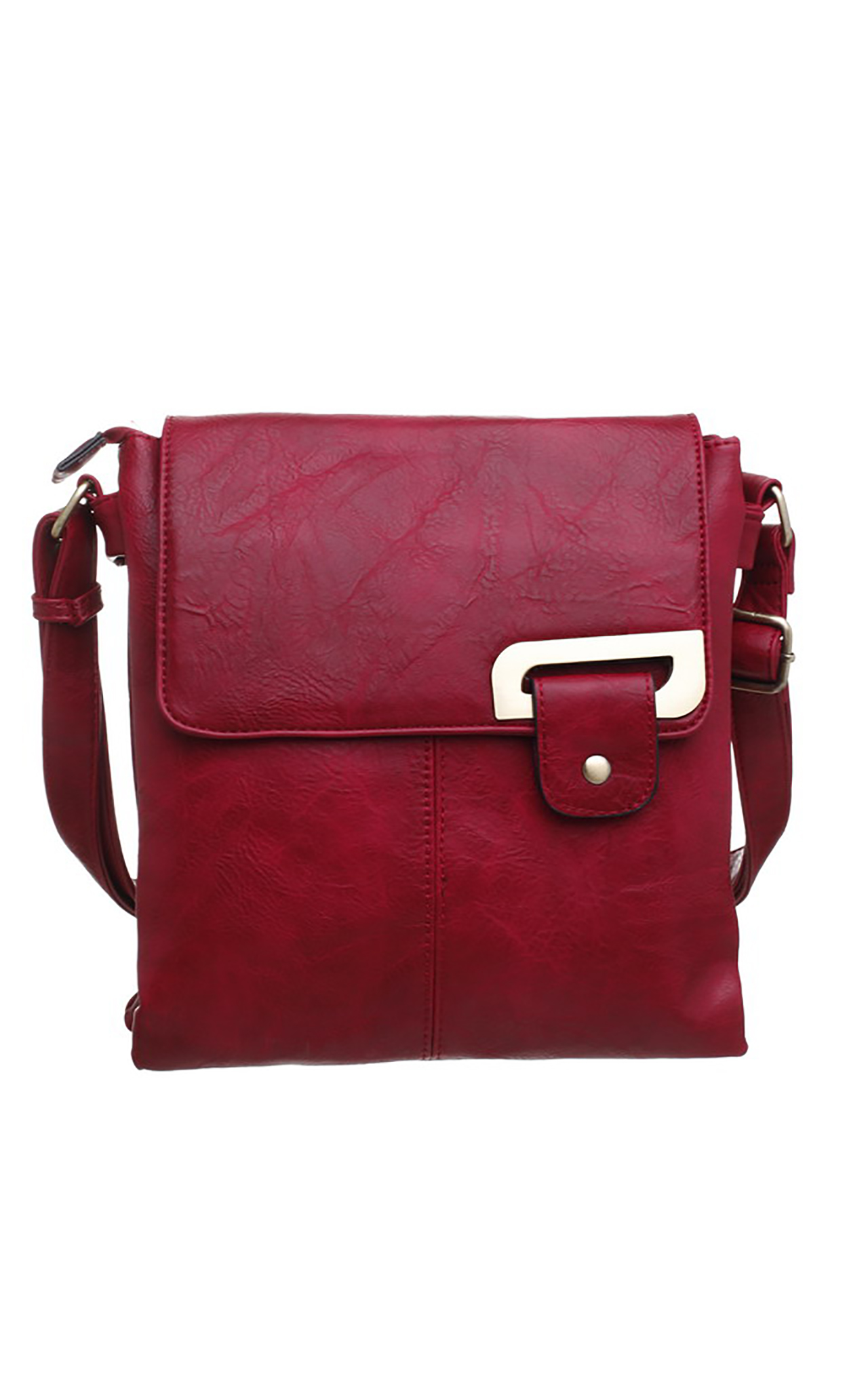 Bessie London Red V Tassel Crossbody Bag & Red V Tassel Crossbody