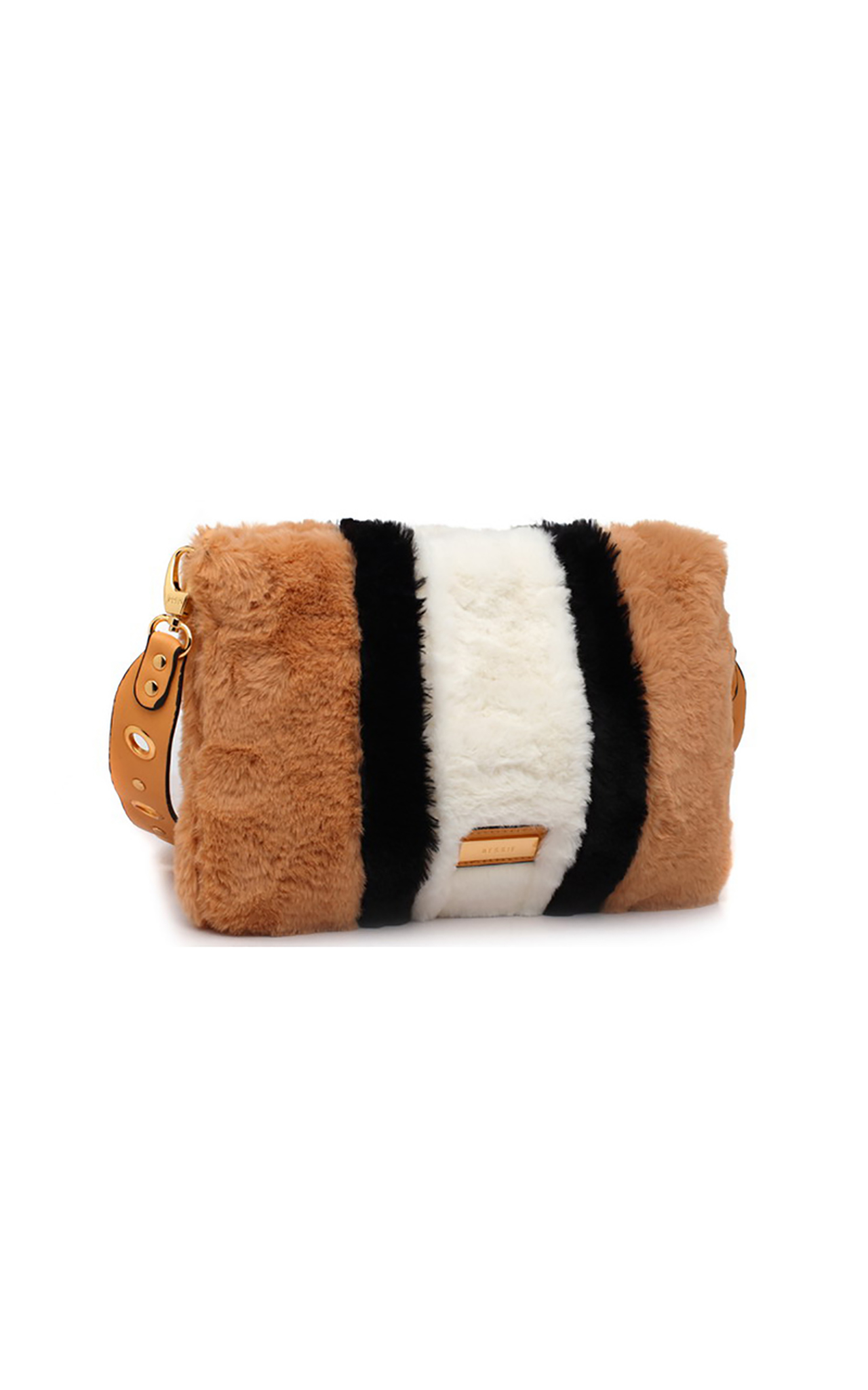 fur crossbody bag