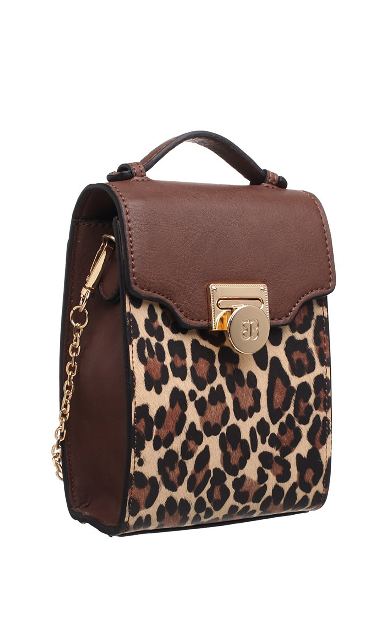 cross body animal print bag