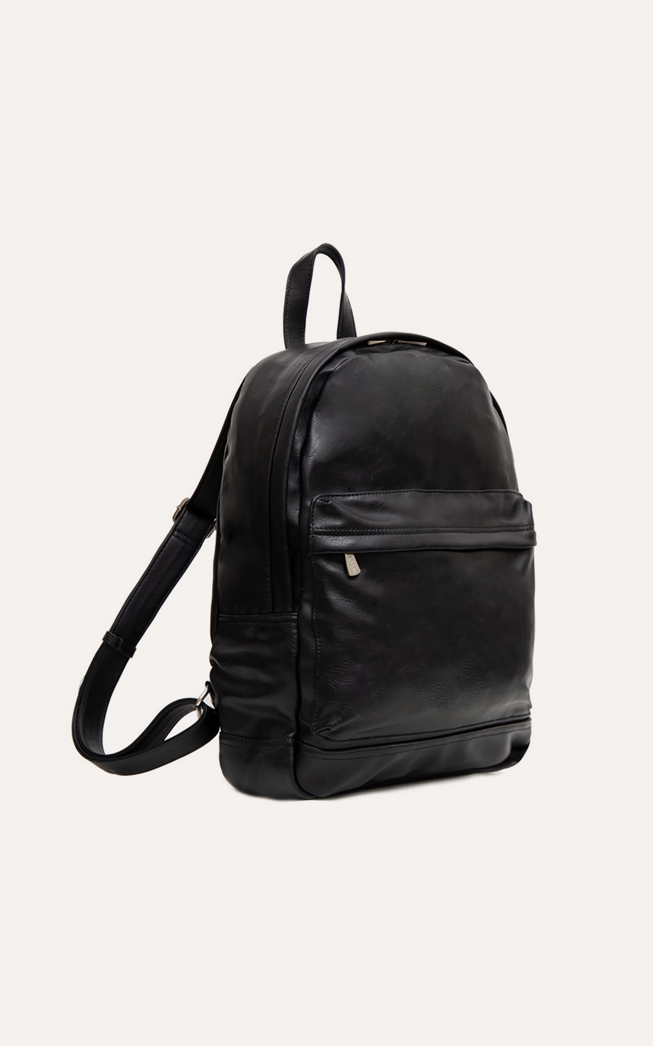 BOBBY BLACK MEN'S: FRONT ZIP POCKET BACKPACK