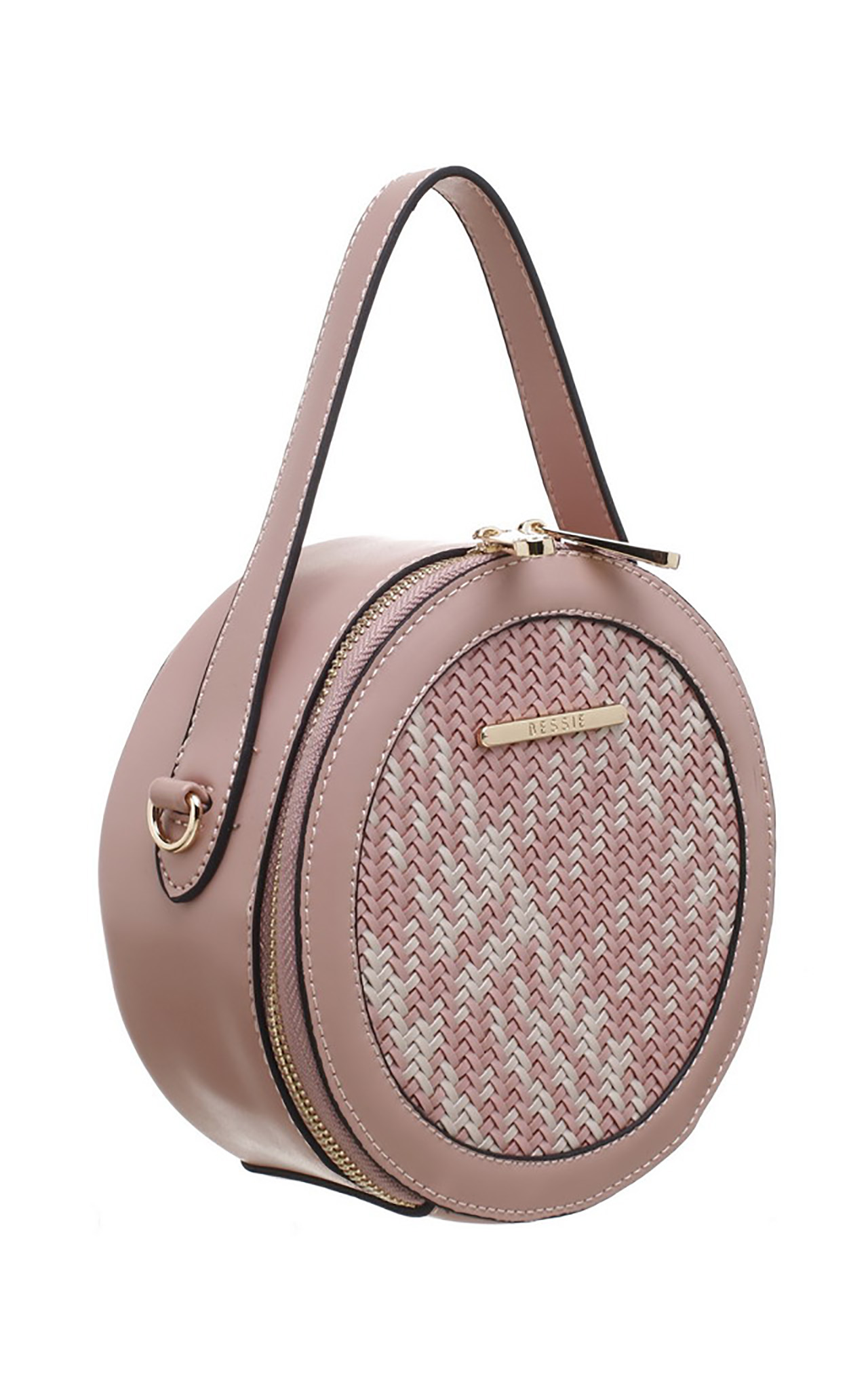 woven circle bag