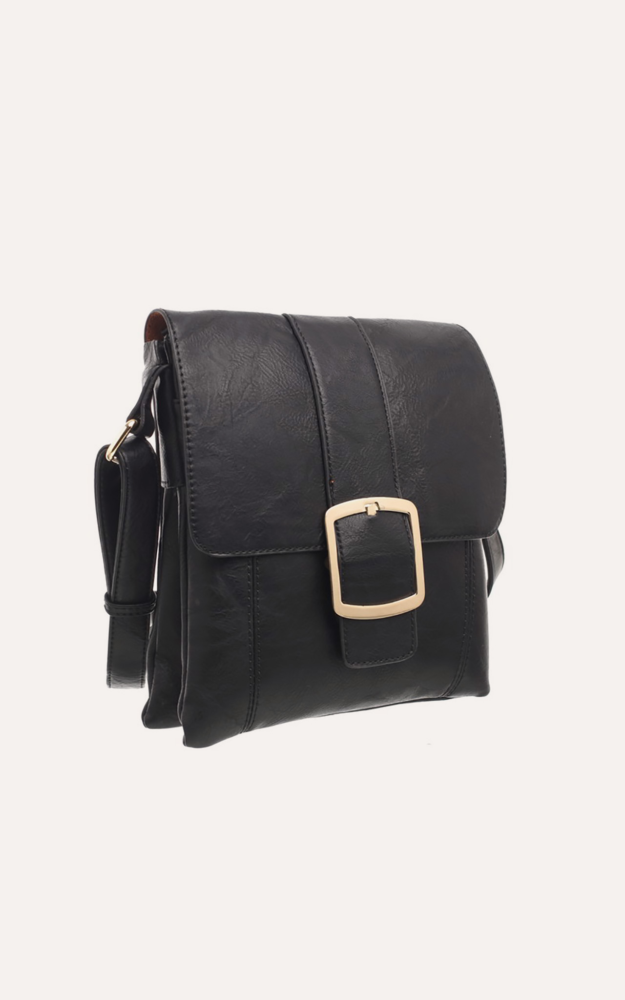 Download CLASSIC FLAP OVER BUCKLE CROSS BODY BAG - Bessie London