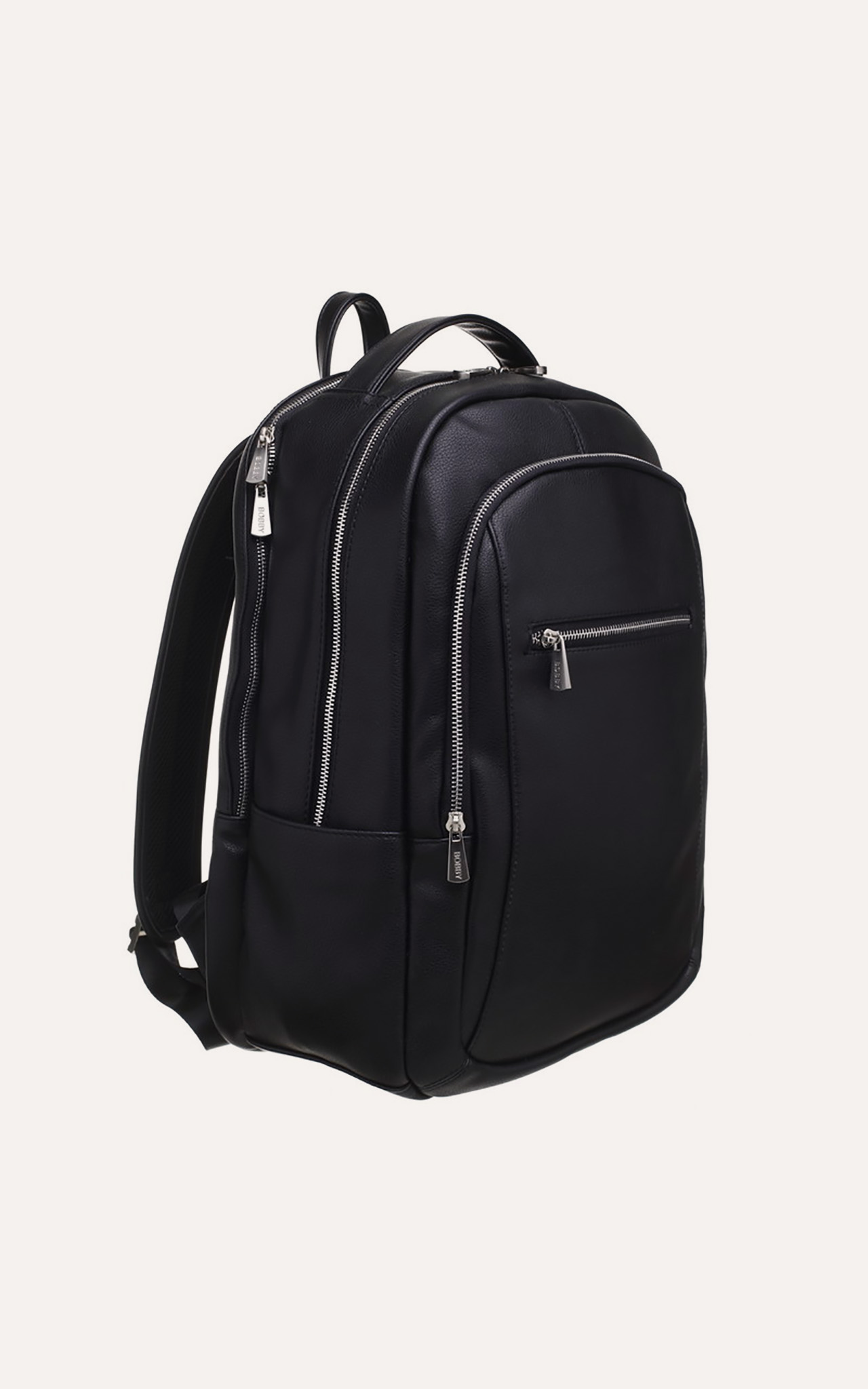 bessie leather backpack BOBBY BLACK MEN'S: MULTI COMPARTMENT BACKPACK