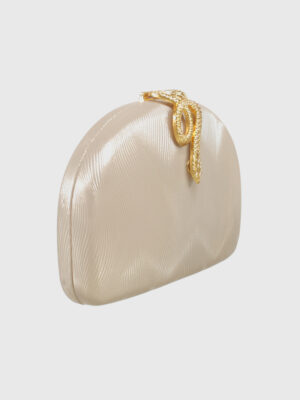 SHELL SHAPED EVENING CLUTCH BAG