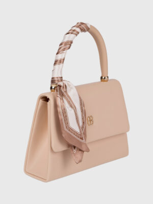 TOP HANDLE FLAP OVER EVENING BAG
