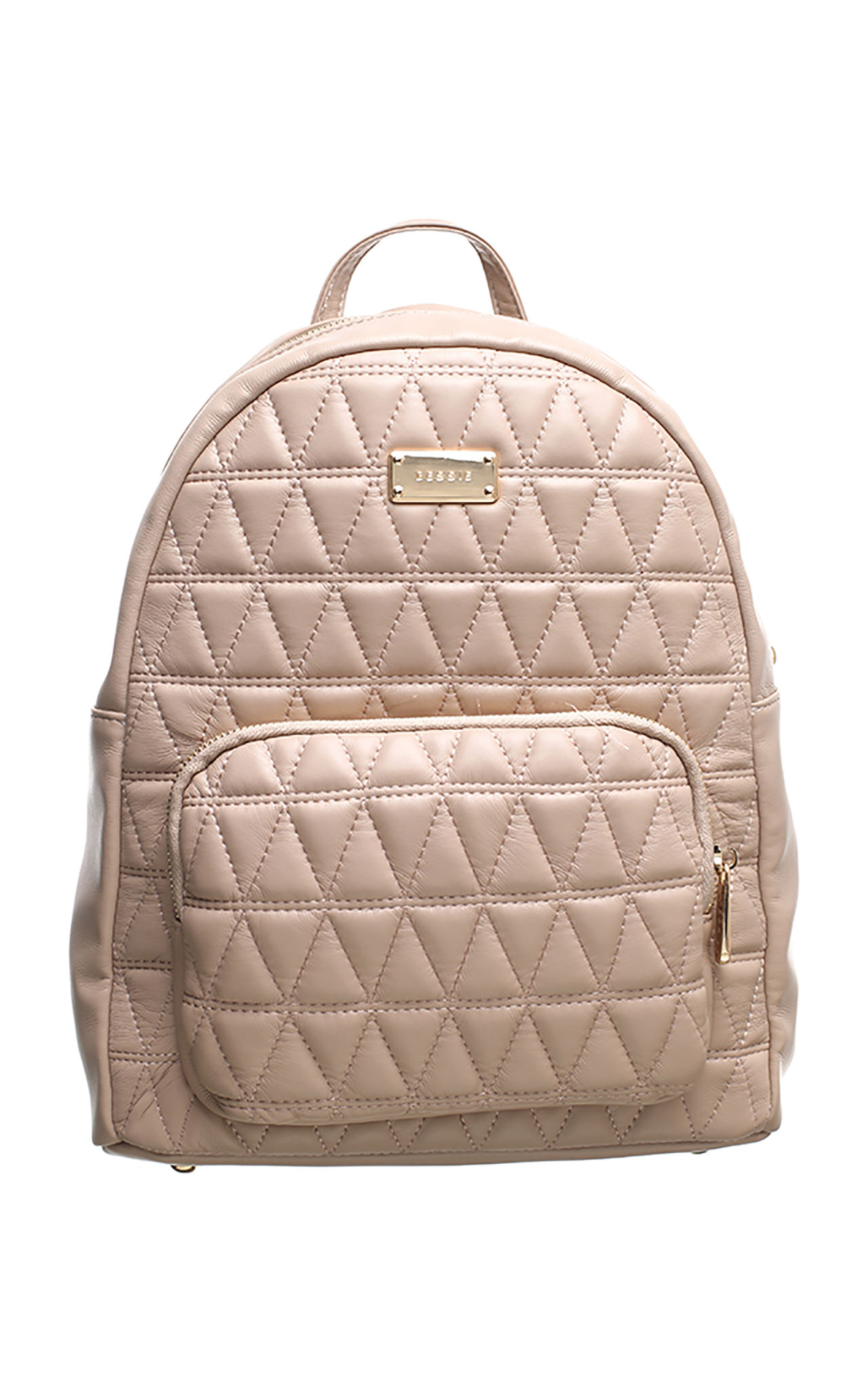 Rose gold shop quilted backpack