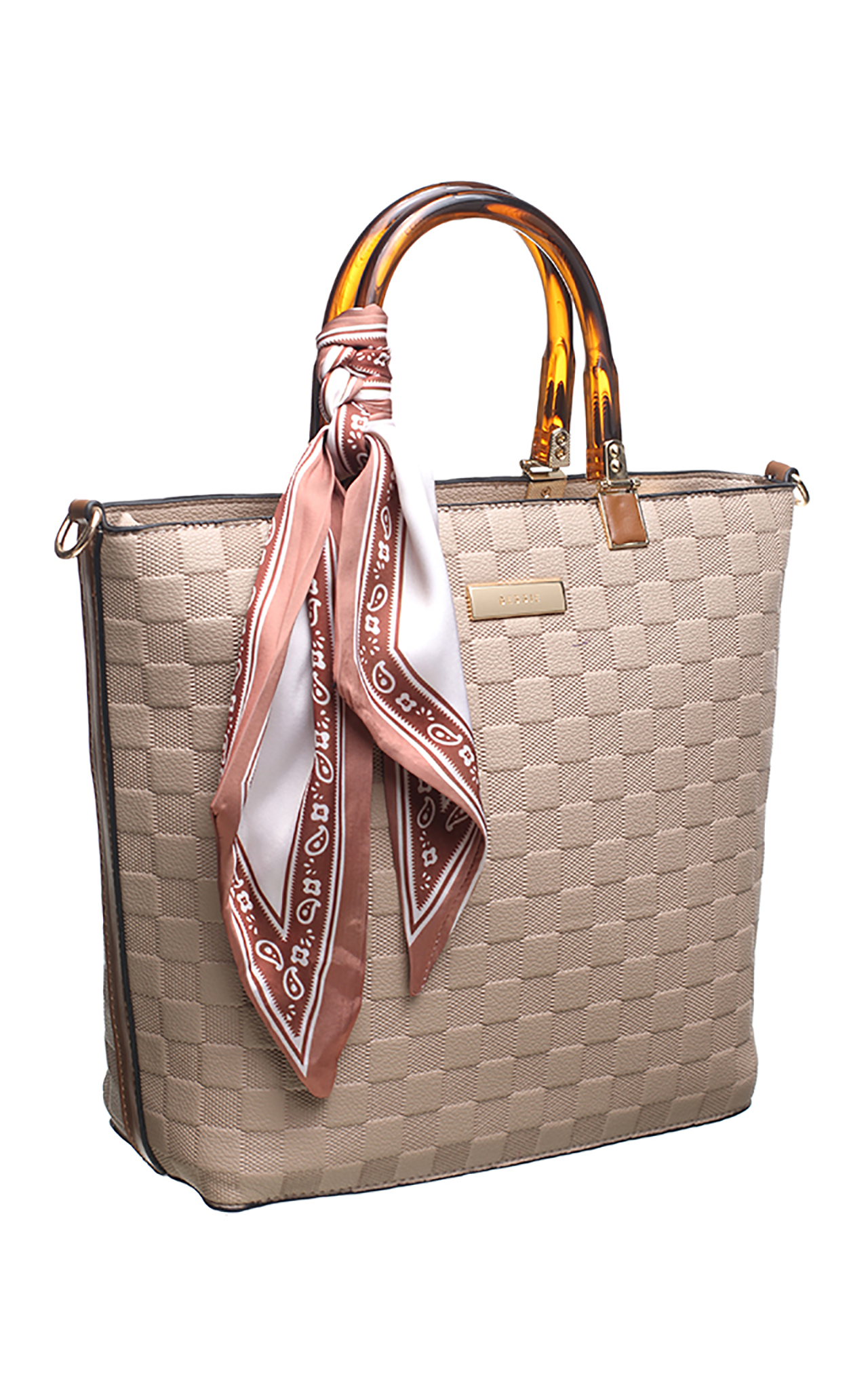 Gucci tote bag hot sale with scarf