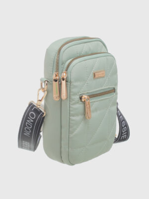 QUILTED PHONE CROSS BODY BAG