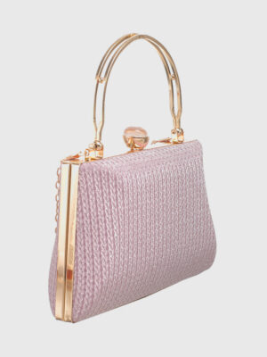 TOP HANDLE EVENING CLUTCH BAG