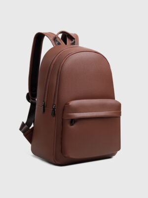 BOBBY BLACK MEN'S: CLASSIC FRONT ZIP POCKET BACKPACK