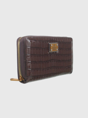 SLEEK CROC PRINT WALLET