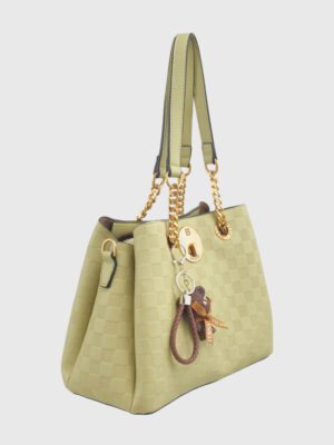 CHECKERBOARD SHOULDER BAG