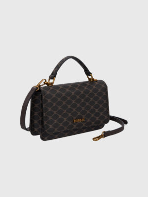 SMALL BESSIE LOGO PRINT CROSS BODY BAG