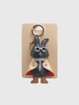 RABBIT HANDBAG CHARM KEYRING