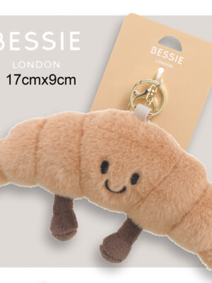 PLUSH CROISSANT BAG CHARM