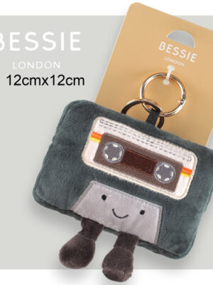 SMILEY CASSETTE CHARM