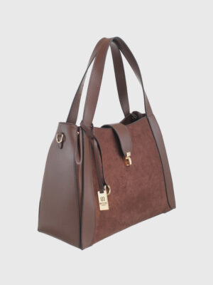 SUEDE SHOULDER BAG