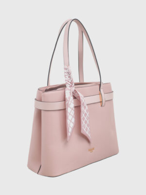 MULTI COMPARTMENT WORK TOTE WITH SCARF