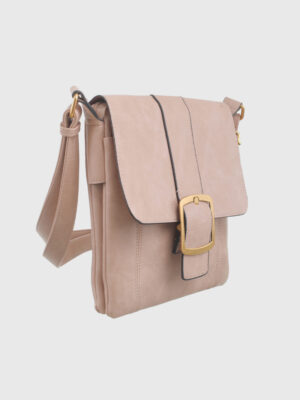 CLASSIC FLAP OVER BUCKLE CROSS BODY BAG