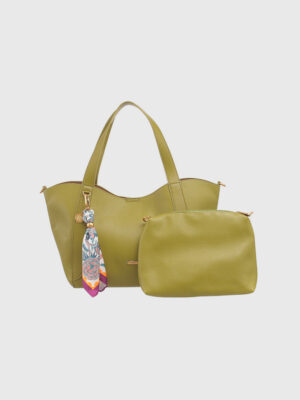 2 IN 1 TOTE WITH SCARF