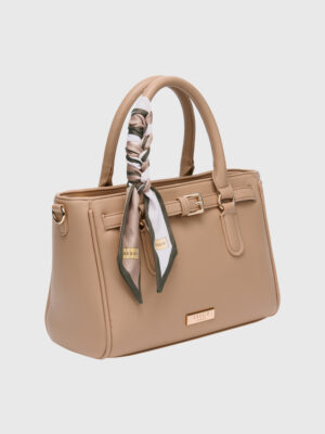FUNKY TOTE BAG WITH SCARF