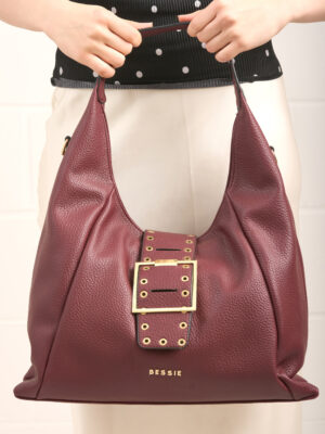 EXCELLENT BUCKLE SHOULDER BAG