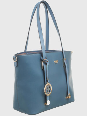 LOGO CHARM SHOULDER BAG