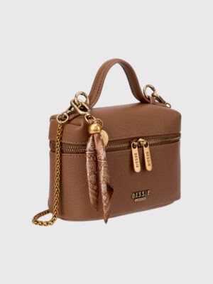 PEBBLED VANITY BAG