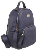 CHECKERBOARD PATTERN BACKPACK