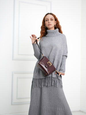 HERITAGE BUCKLE SATCHEL BAG