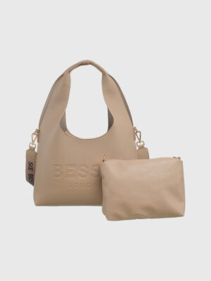 BESSIE LOGO HOBO BAG