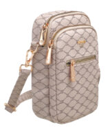 BESSIE LOGO PRINT PHONE BAG