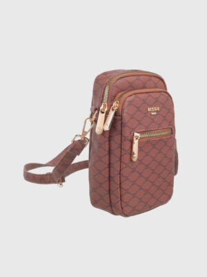 BESSIE LOGO PRINT PHONE BAG