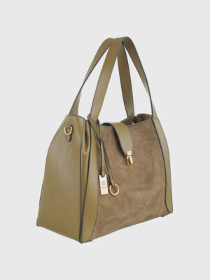 SUEDE SHOULDER BAG
