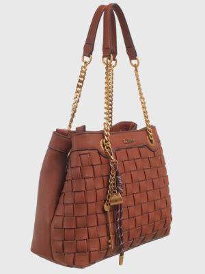 CHAIN WEAVE SHOULDER BAG
