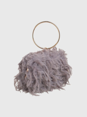 FLUFFY CLUTCH BAG