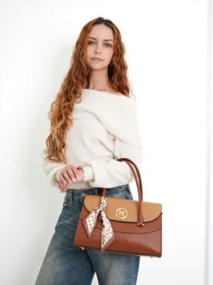 PUKKA FLAP TOTE BAG WITH SCARF