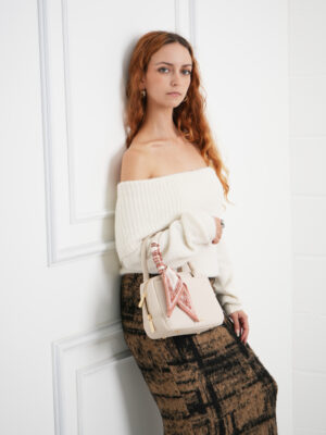 SCARF MINI BOWLER BAG