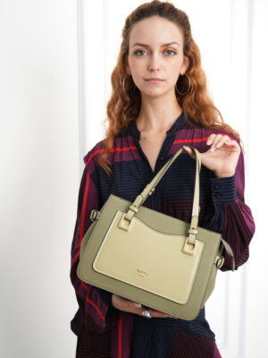 TWO-TONE TOTE BAG
