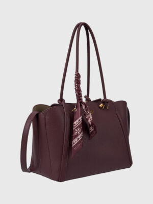 KNOT HANDLE SHOULDER BAG