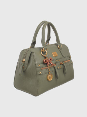 BOW CHARM BARREL BAG