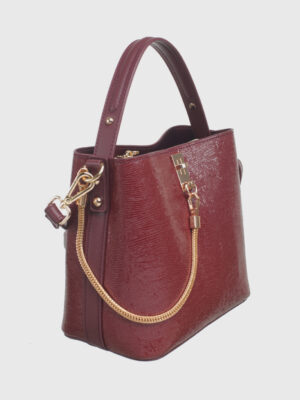 SMALL SHINING BUCKET BAG
