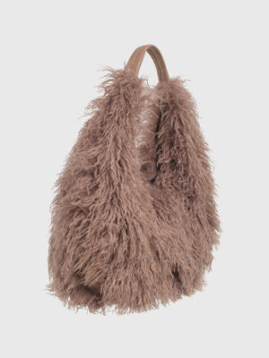 FURRY HOBO BAG