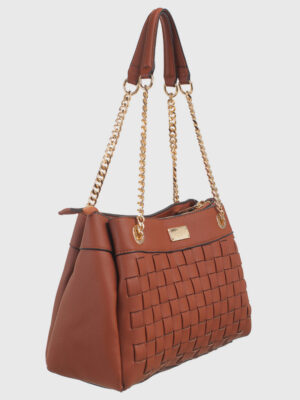 CHAIN WEAVE SHOULDER BAG