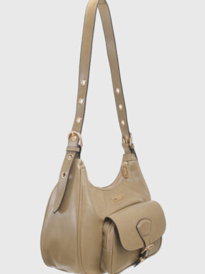 BUCKLE POCKET HOBO BAG