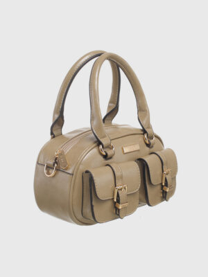 TWIN BUCKLE BOWLER BAG