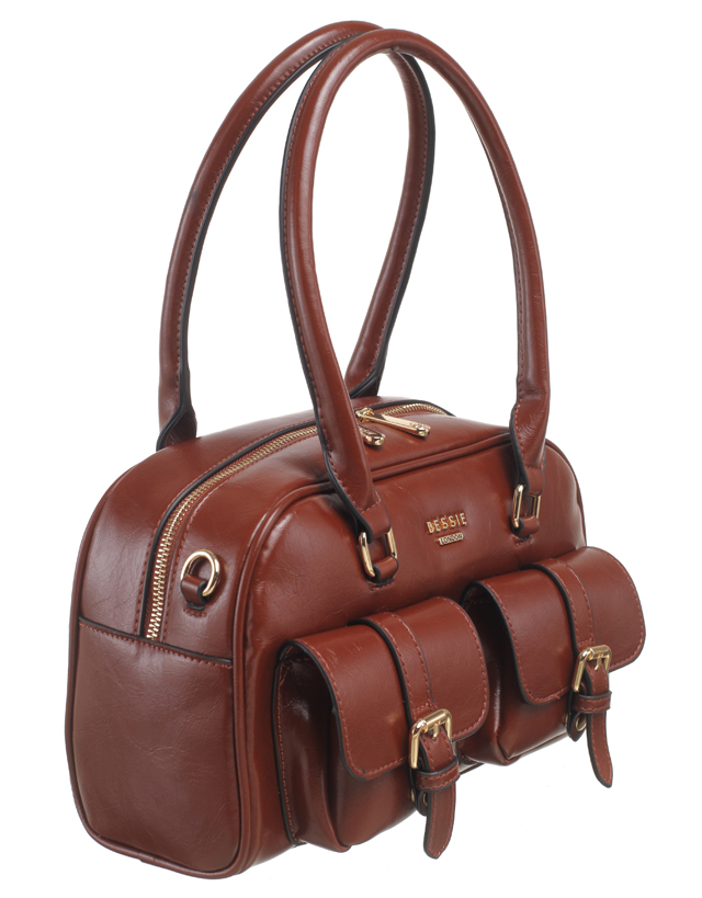 BUCKLE POCKET BOSTON BAG – Bessie London
