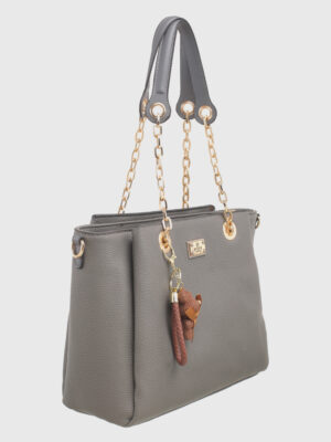 TEDDY CHARM CHAIN SHOULDER BAG